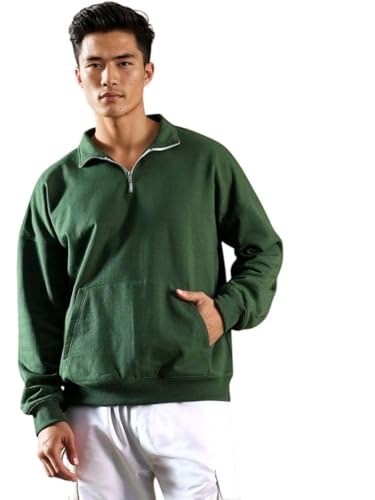 Sweat-shirt pour homme vert kuro taille 42 en tissu doux KOTTY