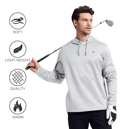 Hoodies for Men Golf Fleece Hooded Sweatshirts Dry Fit Athletic Lightweight Casual Midlayer Mens Hoodies Pullover4