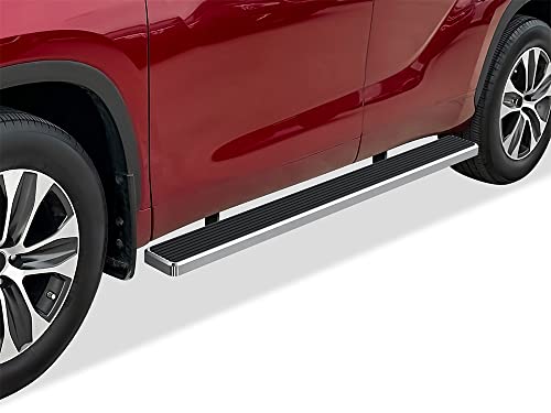Estribos de acero inoxidable Tuxtreme 6 pulgadas para Toyota Highlander miniatura 1