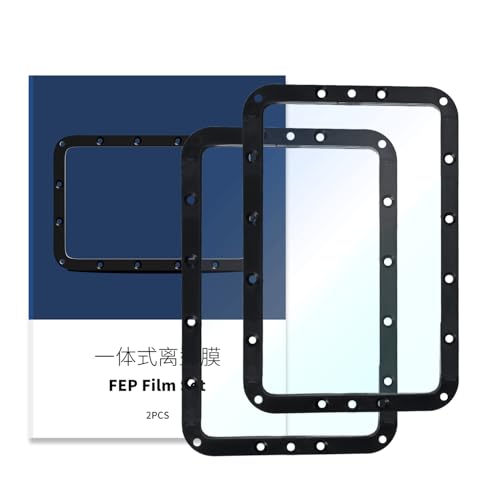 Image of 2PCS Photon Mono 2 FEP Film Resin Vat FEP for Anycubic Photon Mono 2,Mono 4 | 197x131mm Pre-Installed FEP Release Film,Integrated Design,Quick Replacement,High Transmittance Resin Vat FEP Film