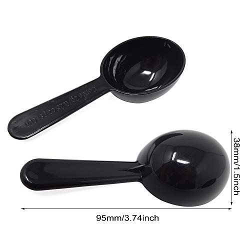 Honbay 12Pcs Plastic Coffee Measuring Spoons Coffee Scoop Measuring Tablespoons With Short Handle For Coffee Tea Sugar Cereal Milk Powder (7G) #TOP1