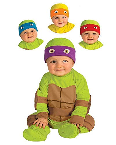 Rubie's Costume Baby's Teenage Mutant Ninja Turtles Animated Series Baby Costume, Multi, 0-6 Months