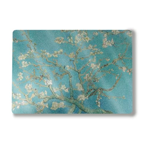 Image of Glossy Glitter Laptop Skin Compatible with Surface Laptop 7 15 inch (2024) - Almond Blossom - Premium 3M Vinyl Protective Wrap Decal Cover - Easy to Apply | Crafted in The USA by MightySkins