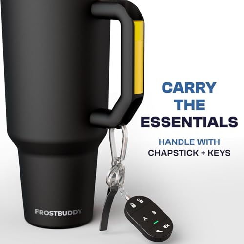 Thicc Buddy - 40 oz Stainless Steel Vacuum Insulated Tumbler with Lid and Straw for Water - Travel Mug Cupholder Friendly - Gifts for Women Men Him Her