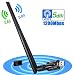 Produktbild AMBOLOVE WLAN USB Adapter USB 3.0 WiFi Stick 1200Mbits PC Wireless WiFi Dongle mit 5dBi Antenne Wireless WLAN AdapterWindows für Pi 3 / PC/Desktop/Laptop, Windows 10/8 / 8.1/7 / Vista, Mac OS