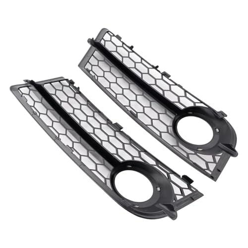 Grille pare chocs compatible avec 2007-2010 TT MK2 ensemble calandre antibrouillard avant