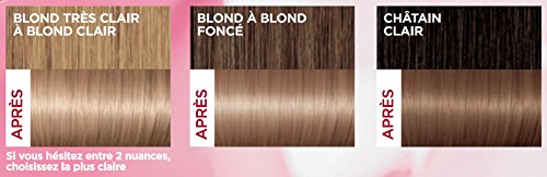 L’ORÉAL PARIS - Coloration Cheveux Permanente Triple Soin - Couvre 100% des Cheveux Blancs - Excellence Crème - Nuance : Blond Clair Cendré (8.10) (Lot de 2)