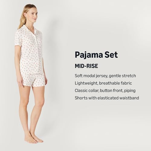 Image of Amazon Essentials x Sofia Grainge Mommy and Me Short Sleeve Pajama Set
