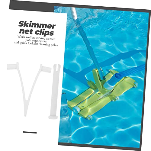 Toddmomy 10 Sets Schwimmbad Zubehör Pool Clip Blattskimmer Befestigungsclip Bürste V Typ Clips Pool Befestigungsclips Skimmer Netz Clips Pool V Clips Mehrzweck Bolzen Kunststoff – Bild 4