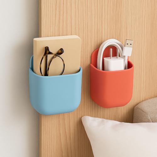 Vios Store 2'li Yapışkanlı Masa Kenarı Organizer Cep – Kalem, Defter, Telefon Düzenleyici Saklama Kutusu | Masaya Zarar Vermeyen, Delmeden Uygulanan Pratik Organizer