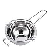 Non-stick Long Handle Wax Melting Pot Stainless Steel Pot DIY Scented Candle Soap Chocolate Butter H