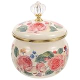 Boîte à goûter : récipient de rangement polyvalent pour organiser divers en-cas et petits objets. format compact pour un rangement facile. boîte de rangement alimentaire en émail