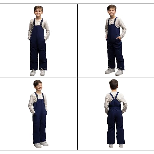 Image of Lands' End Boys Squall Waterproof Iron Knee Bib Snow Pants