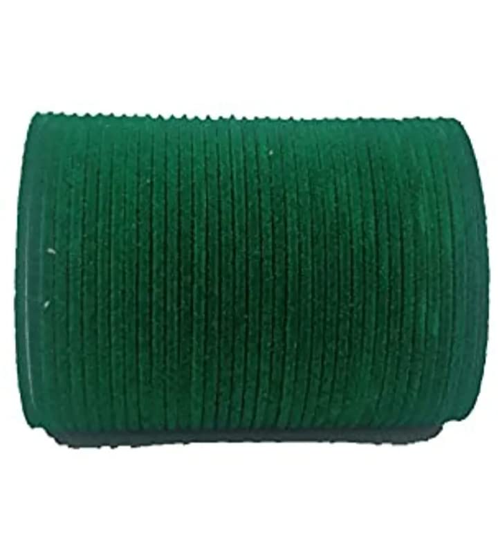 Royal Fashion Trend Beautiful & Elegant Purple Velvet Metal Bangles Set for Women and Girls