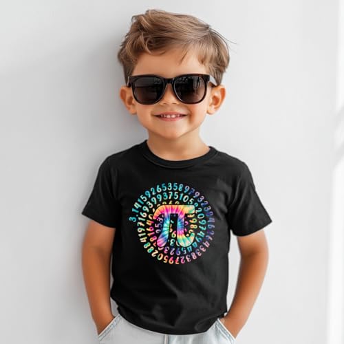 Toddler Shirts for Boys Grils Kids,Short-Sleeve Kids' Pi Day Shirts – Fun & Educational Designs Pi Day Shirt, 2-6T4