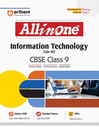 Image of (Old Edition) Arihant All In One Information Technology, Computer, Class 9th Based On NCERT For CBSE Exams 2025-26