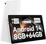 Gleeso Tablet,10.1" Android Tablet with Octa-core Processor 8GB RAM 64GB ROM HD IPS
