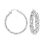 Large Byzantine Hoops 1 1/2 Inches