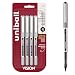 uni-ball Vision Rollerball Pens, Fine Point (0.7mm), Business Colors, 4 Count