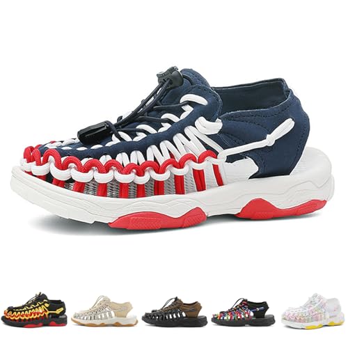 Fashion Toddller Kid's Rope Sandals for Boy's & Girl's Summer Closed Toe Sandals Little Kid Outdoor Beach Sports Sandal Water Lightweight Woven Shoes