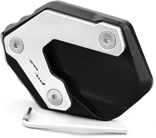 Extension de béquille latérale pour BMW F850GS plaque en aluminium CNC haute résistance