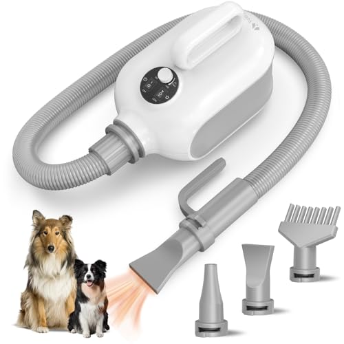 FuzzyPal High Velocity Dog Hair Dryer for Pet Grooming