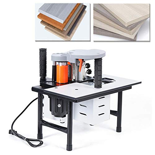 OUKANING Portable Woodworking Edge Banding Machine Double Glue Edge Bander Edge Bander Double Glue Woodworking Edge Banding Portable Edge Bander