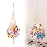 Teddy Hammock for Stuffed Animals – Large 2M Plush Toy Storage Net, Soft Cuddly Toy Organizer, Corner Wall & Ceiling Hanging Hammock for Kids