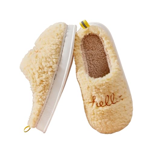 CLOST & TWON cotton slipper for women autumn and winter home use for couple indoor Soft comfortable Sole slippers (1 pair) yellow (B0D781R9SM) Amazon Price History, Amazon Price Tracker
