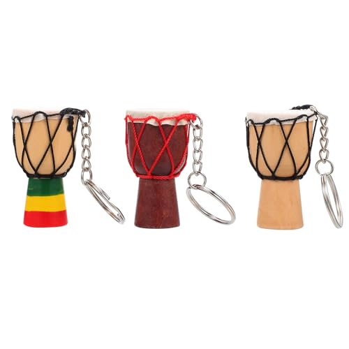 3st Djembe-anhänger Geschenk Für Musikliebhaber Trommel Als...