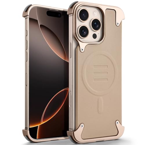 Coque iPhone 16 Pro Max antichoc aluminium fine compatible MagSafe anti-rayures