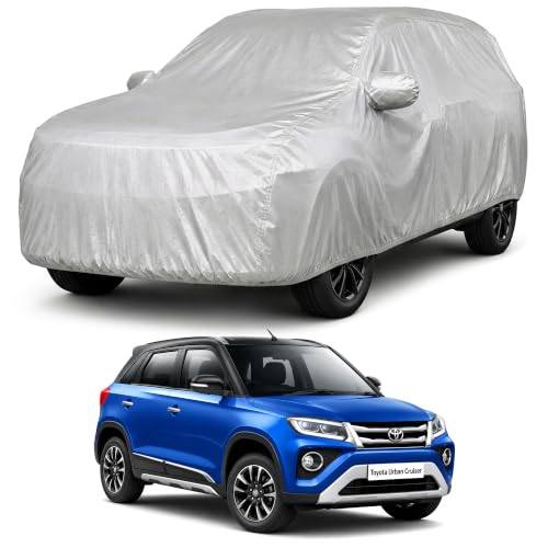 Image of Autofact Car Body Cover Compatible with Urban Cruiser | Custom Fit Car Cover | 100% Water-Resistant| Triple-Stitched Lightweight Fabric | Dustproof | Indoor & Outdoor Use | Elastic Bottom