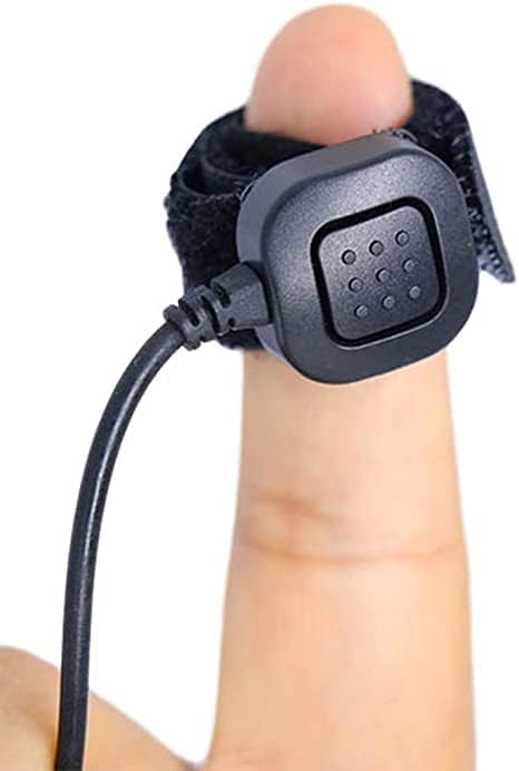 Miniatura 6 de Auriculares de casco de motocicleta de 2 pines con cara abierta completa Walkie Talkie Racing Auricular con micrófono dedo PTT Push to Talk para