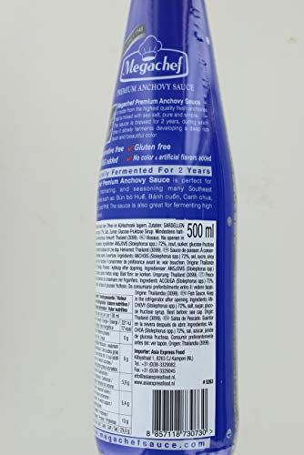 MEGACHEF - Anchovis Sauce (Vietnam style), (1 X 500 ML)