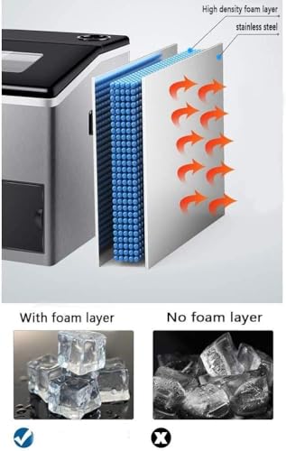 Máquina automática para hacer y triturar hielo miniatura 3