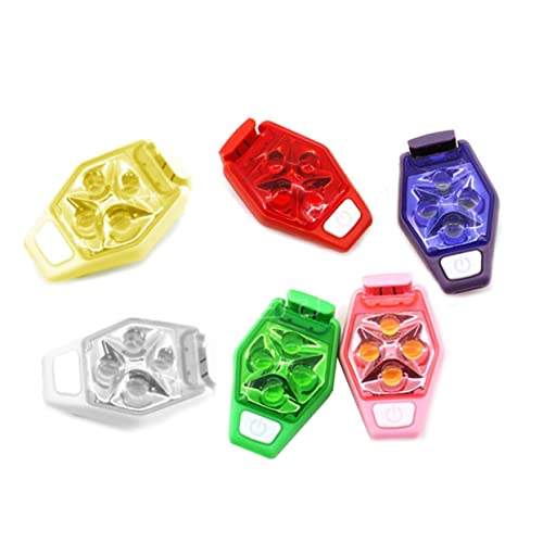 ibasenice Led Camping Lamp Night Running Lights Bike Tail Light Easy Use Random Color