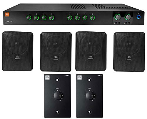 Audiosavings Bundle: (1) JBL CSMA280 Commercial/Restaurant 2 x 80w Amplifier Bundle with (2) Control 25-1 5.25