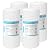 Membrane Solutions 5 Micron 10"x4.5" String Wound Whole House Water Filter Replacement Cartridge Universal Sediment Filters for Well Water - 4 Pack