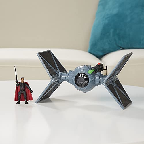 Star Wars Mission Fleet Stellar Class Moff Gideon Outland TIE Fighter Imperial Assault 2.5-Inch-Scale Figure and Vehicle, Kids Ages 4 and Up,F1137