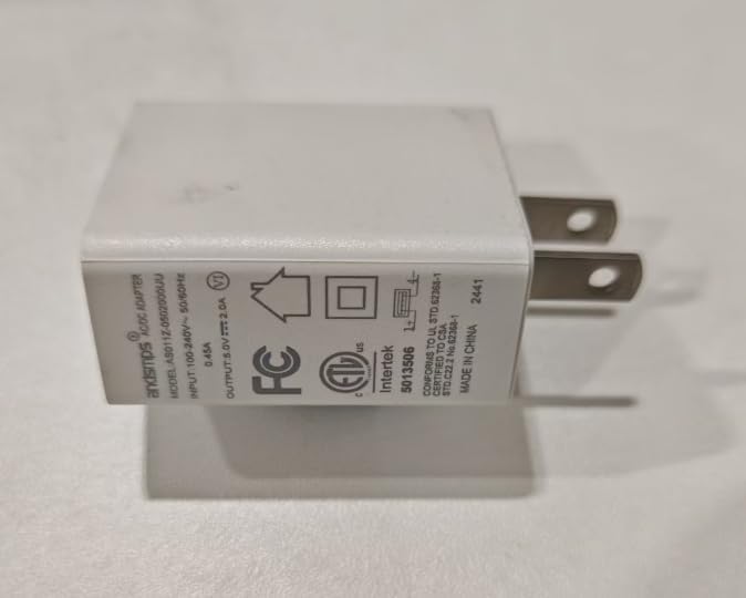 Casfuy Replacement Adapter for Cat Fountain,White
