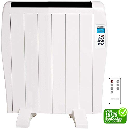 MYLEK Premium Aluminium Electric Panel Heater with Timer, Thermostat & Remote Control - Wall...