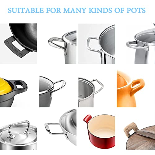 4 Pezzi Supporto per Manico Caldo in Silicone