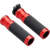 RIZOMA GR205R Sportline Billet Aluminum Universal Grips (RED)