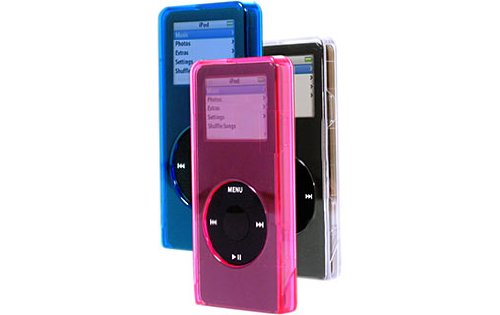 Speck 3-Pack of See-Thru Translucent Hard Cases for iPod nano 1G (Clear, Blue, Pink)