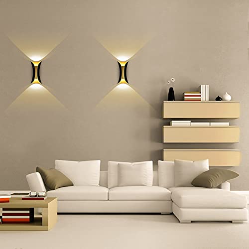 KAWELL 10W Creative Modern Wall Light LED Wall Wash Lights Waterproof IP65 Aluminum Wall Lamp LED Indoor Outdoor for Bedroom Living Room Bathroom Entrance Stairs Porch Corridor - Image 4