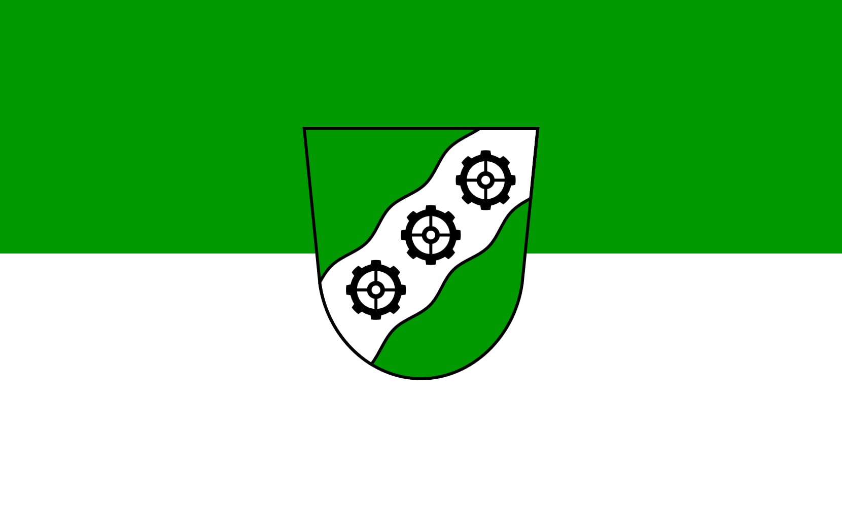 Drapeau paysage anti-enroulement grand format pour mât de jardin