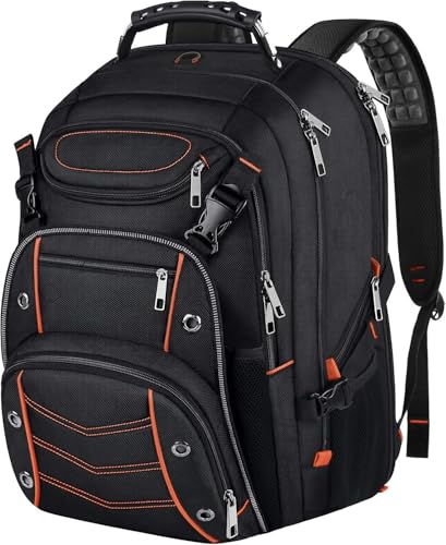Image of VECKUSON 18.4 Laptop Backpack for Men, 55L Extra Large Gaming Laptops Backpack,TSA Friendly Flight Approved and RFID Anti-Theft Pocket