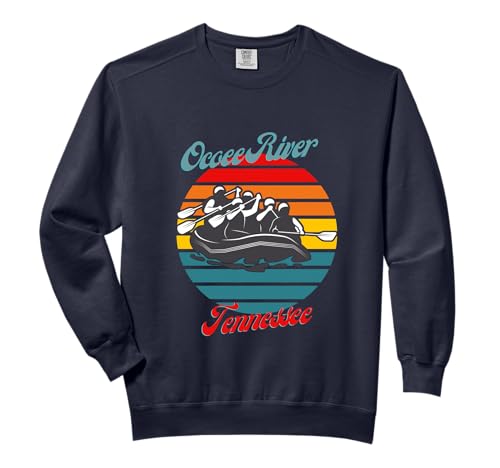 Ocoee River Tennessee White Water Rafting Canoeing Comfort Colors Adult Sweatshirt