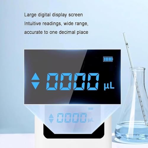 Regolatore elettrico per pipette, riempitrice automatica motorizzata con display, ricaricabile, pipettatura continua, erogazione e miscelazione accurate