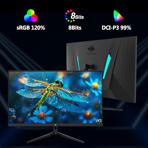 Z-Edge Monitor Gaming 24'', 180 Hz/165 Hz/144 Hz, IPS Pannello, 1080P, 1ms, FreeSync, Schermo PC Cornice Ultra Sottile, 5000:1, HDMI2.0& DP1.4, Inclinazione Regolabile, VESA 100*100mm(Cavo DP Incluso) - Monitor - Immagine 3
